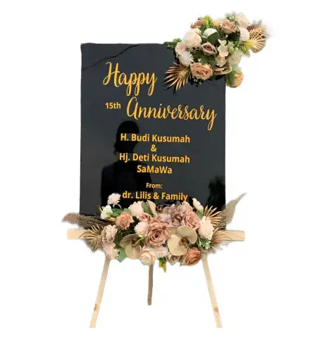 Papan Bunga Akrilik Ledo